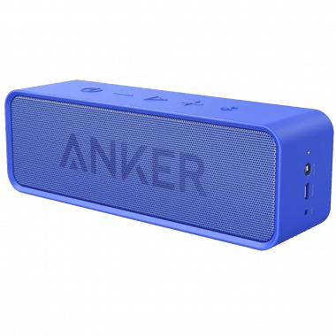 Anker soundcore Enceinte Bluetooth avec Batterie Durée de 24 Heures - Bleu Anker soundcore Enceinte Bluetooth avec Batterie Durée de 24 Heures - Bleu