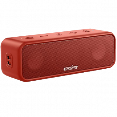 Soundcore 3 Enceinte Bluetooth Son stéréo - Rouge Soundcore 3 Enceinte Bluetooth Son stéréo - Rouge