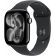 Apple Watch Series 11 (GPS 46 mm) Montre connectée avec boîtier Obsidienne et Bracelet Sport Noir (M/L)