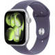 Apple Watch Series 11 (GPS 42 mm) Montre connectée avec boîtier Argent et Bracelet Sport Brume Violette (M/L)