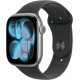 Apple Watch Series 11 (GPS 42 mm) Montre connectée avec boîtier Gris sidéral et Bracelet Sport Noir (M/L)