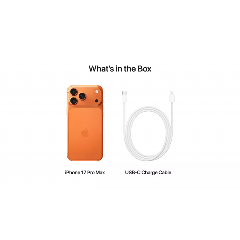 Apple iPhone 17 Pro Max (1TB, Nano Sim + eSIM) - Cosmic Orange