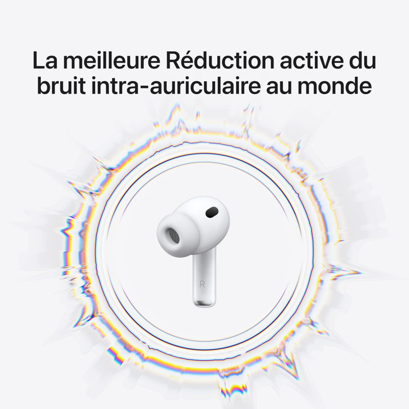 Apple AirPods Pro 3ᵉ génération avec boîtier de charge MagSafe (USB-C)