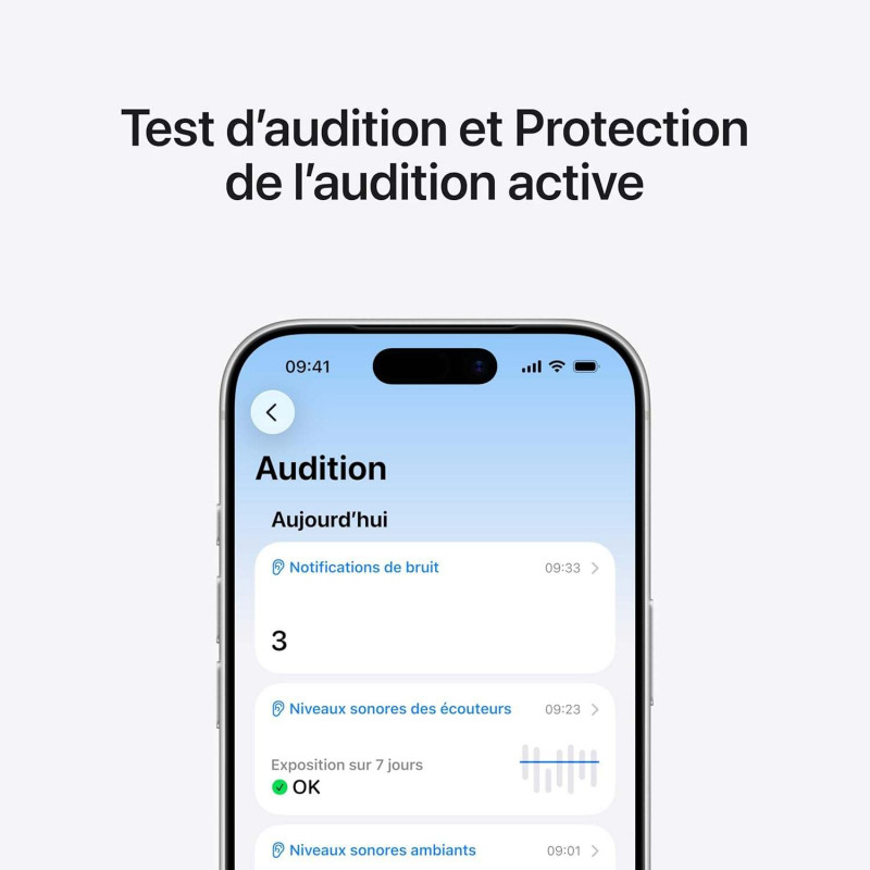 Apple AirPods Pro 3ᵉ génération avec boîtier de charge MagSafe (USB-C)