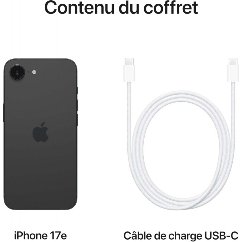 Apple iPhone 17e (256 Go) - Noir