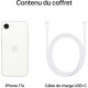 Apple iPhone 17e (256 Go) - Blanc