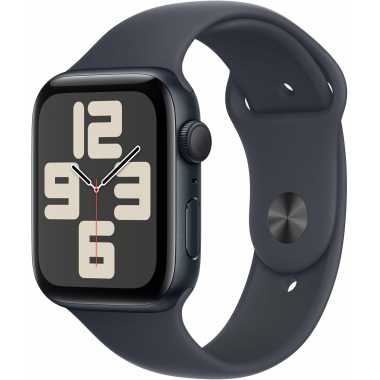 Apple Watch SE 2024 2ème Génération (GPS, 44mm) - Boîtier Aluminium Midnight avec Bracelet Sport M/L Midnight Apple Watch SE 2024 2ème Génération (GPS, 44mm) - Boîtier Aluminium Midnight avec Bracelet Sport M/L Midnight
