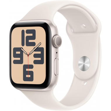 Apple Watch SE 2024 2ème génération (GPS, 44mm) - Boîtier aluminium Starlight avec bracelet sport M/L Starlight Apple Watch SE 2024 2ème génération (GPS, 44mm) - Boîtier aluminium Starlight avec bracelet sport M/L Starlight