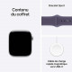 Apple Watch Series 11 (GPS 42 mm) Montre connectée avec boîtier Argent et Bracelet Sport Brume Violette (M/L)