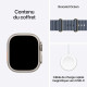 Apple Watch Ultra 3e génération (GPS, 49 mm) - Boîtier en titane naturel avec bracelet bleu océan, taille unique