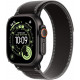 Apple Watch Ultra 3e génération (GPS, 49 mm) - Boîtier en titane noir avec bracelet Trail Loop noir et anthracite S/M