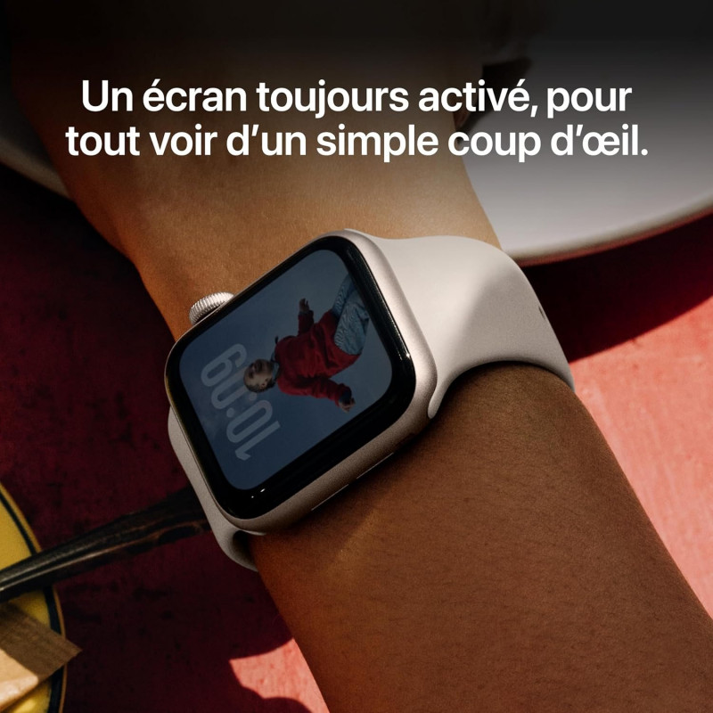 Apple Watch SE 3 (GPS, 44mm) - Montre connectée avec boîtier Lumière stellaire et Bracelet Sport Lumière stellaire M/L Apple Watch SE 3 (GPS, 44mm) - Montre connectée avec boîtier Lumière stellaire et Bracelet Sport Lumière stellaire M/L
