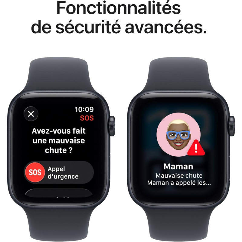Apple Watch SE 3 (GPS, 40mm) - Montre connectée avec boîtier Minuit et Bracelet Sport Minuit M/L Apple Watch SE 3 (GPS, 40mm) - Montre connectée avec boîtier Minuit et Bracelet Sport Minuit M/L