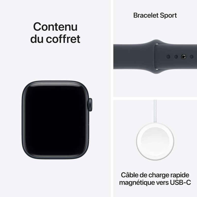 Apple Watch SE 3 (GPS, 44mm) - Montre connectée avec boîtier Lumière stellaire et Bracelet Sport Lumière stellaire S/M Apple Watch SE 3 (GPS, 44mm) - Montre connectée avec boîtier Lumière stellaire et Bracelet Sport Lumière stellaire S/M