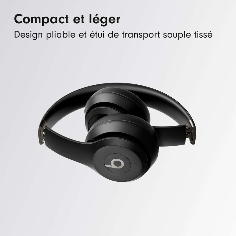 Beats Solo 4 Casque Supra-auriculaire sans Fil Bluetooth – Noir Mat
