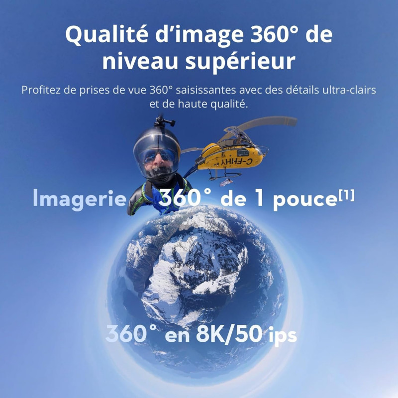 DJI Osmo 360 Adventure Combo, caméra d’Action pour Sports DJI Osmo 360 Adventure Combo, caméra d’Action pour Sports