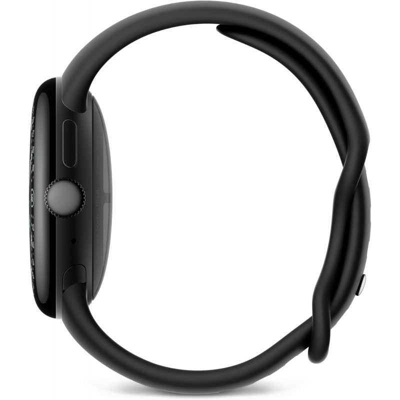 Google Pixel Watch 4 Wi-Fi (41mm) - Matte Black Aluminium Case with Obsidian Active Band