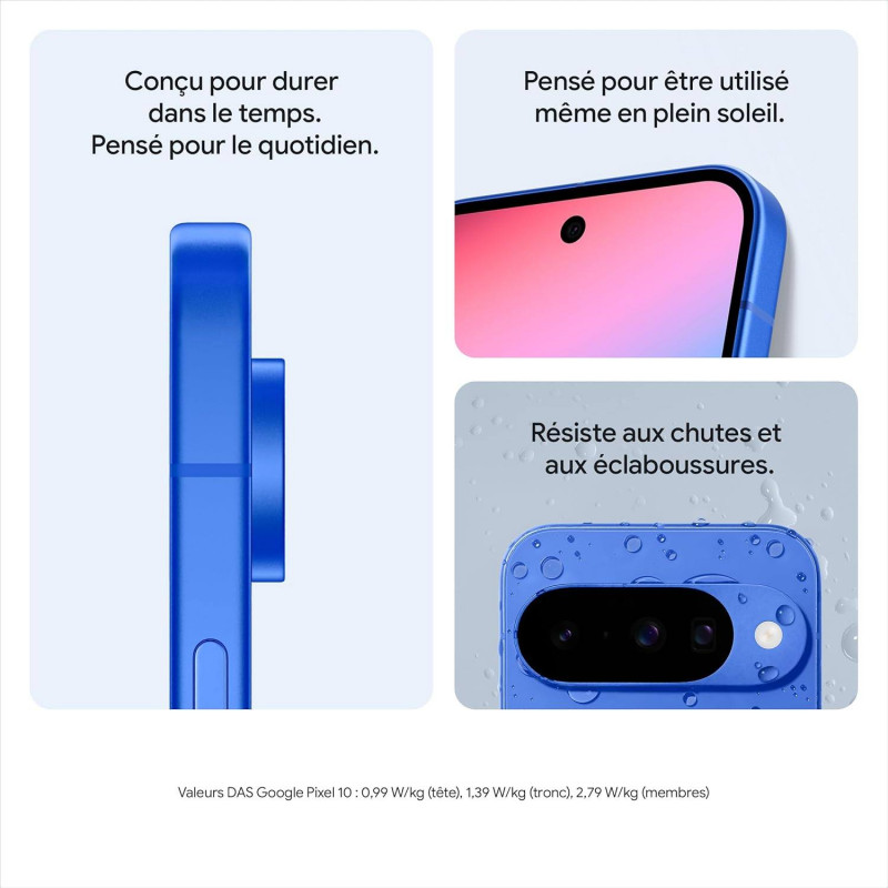 Google Pixel 10 5G Smartphone (12+256Go) - Vert Citron