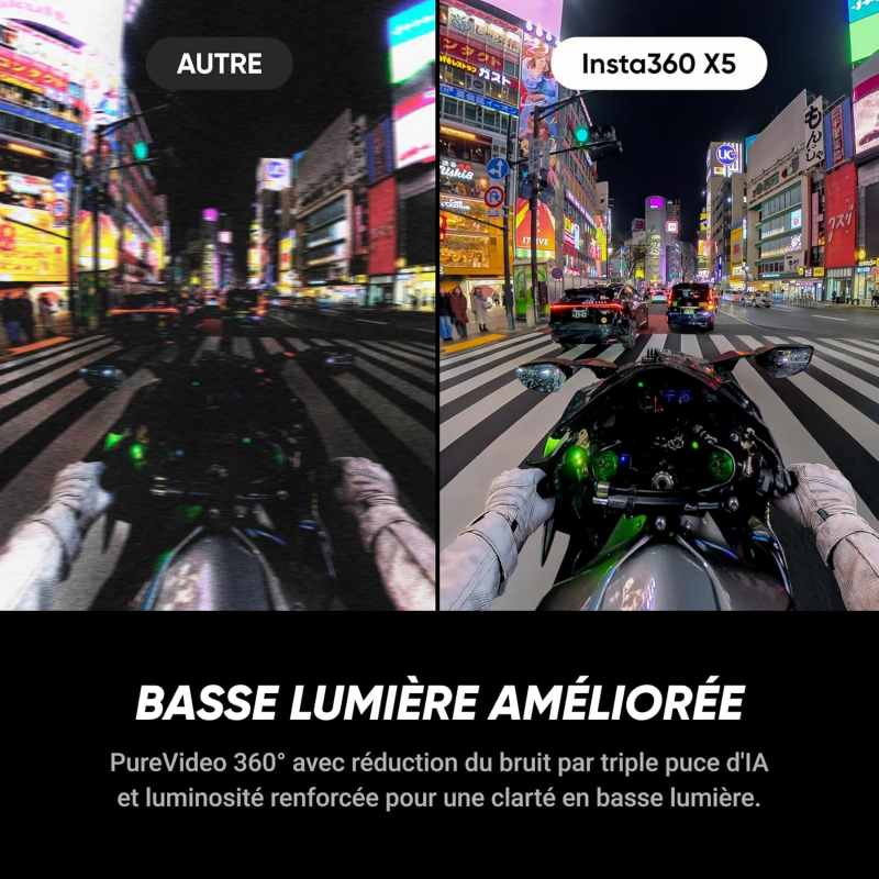 Insta360 X5 - Caméra d'action 360 étanche Insta360 X5 - Caméra d'action 360 étanche