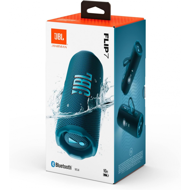 Enceinte Bluetooth portable JBL Flip 7 - Bleu Enceinte Bluetooth portable JBL Flip 7 - Bleu