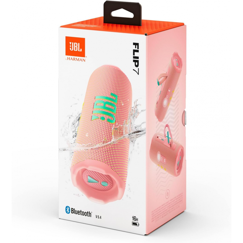 Enceinte Bluetooth portable JBL Flip 7 - Rose Enceinte Bluetooth portable JBL Flip 7 - Rose