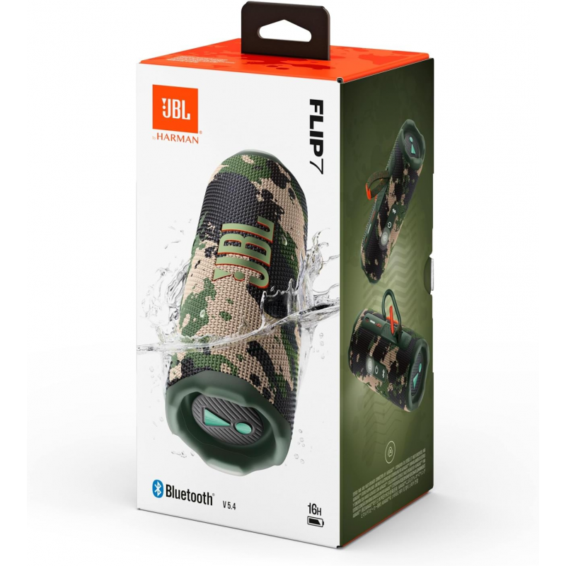 Enceinte Bluetooth portable JBL Flip 7 - Squad Enceinte Bluetooth portable JBL Flip 7 - Squad