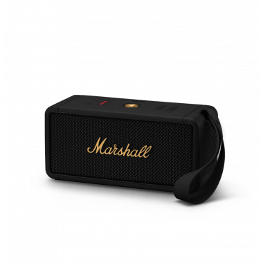 Marshall Middleton Haut-Parleur Bluetooth Portable sans Fil - Noir et Laiton Marshall Middleton Haut-Parleur Bluetooth Portable sans Fil - Noir et Laiton