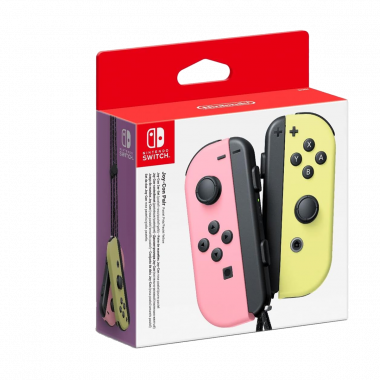 Paire de Manettes Joy-con Nintendo Switch - Rose pastel / Jaune pastel Paire de Manettes Joy-con Nintendo Switch - Rose pastel / Jaune pastel