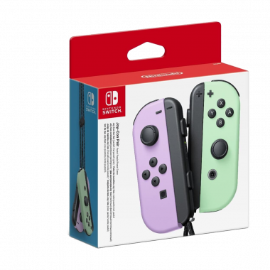 Paire de manettes Joy-con Nintendo Switch - Violet pastel / Vert pastel Paire de manettes Joy-con Nintendo Switch - Violet pastel / Vert pastel