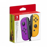 Paire de manettes Joy-con Nintendo Switch - violet néon / orange Paire de manettes Joy-con Nintendo Switch - violet néon / orange