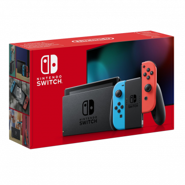 Nintendo Switch Console -  rouge néon /bleue néon (Dernier modèle) Nintendo Switch Console -  rouge néon /bleue néon (Dernier modèle)
