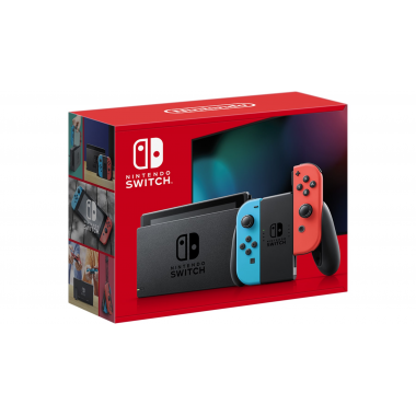 Nintendo Switch Console -  rouge néon /bleue néon (Dernier modèle)