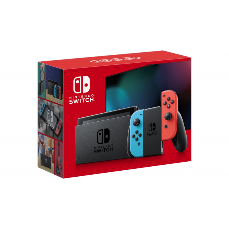 Nintendo Switch Console -  rouge néon /bleue néon (Dernier modèle)