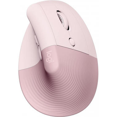 Logitech Lift Souris Ergonomique Verticale, Sans Fil - Rose Logitech Lift Souris Ergonomique Verticale, Sans Fil - Rose
