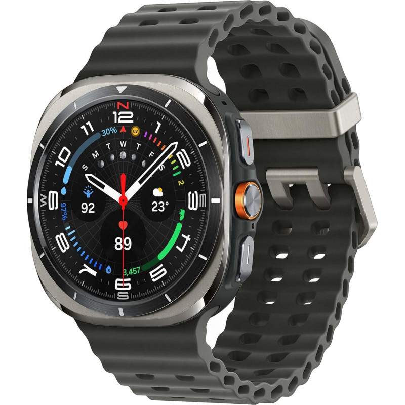 Samsung Galaxy Watch Ultra, Montre Connectée Intelligente, Galaxy AI (4G, 47mm) - Argent Titane