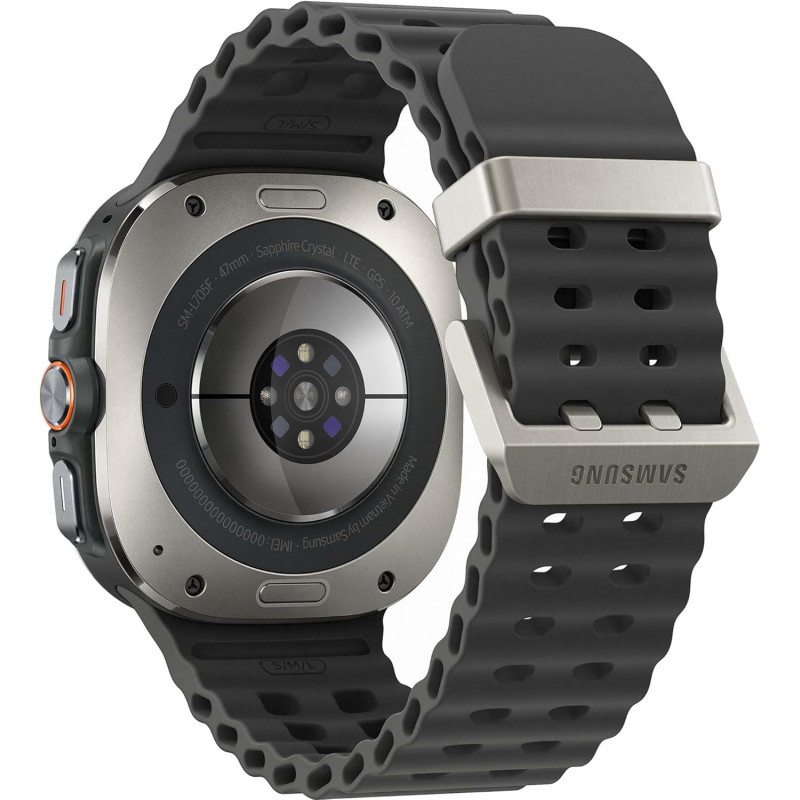 Samsung Galaxy Watch Ultra, Montre Connectée Intelligente, Galaxy AI (4G, 47mm) - Argent Titane