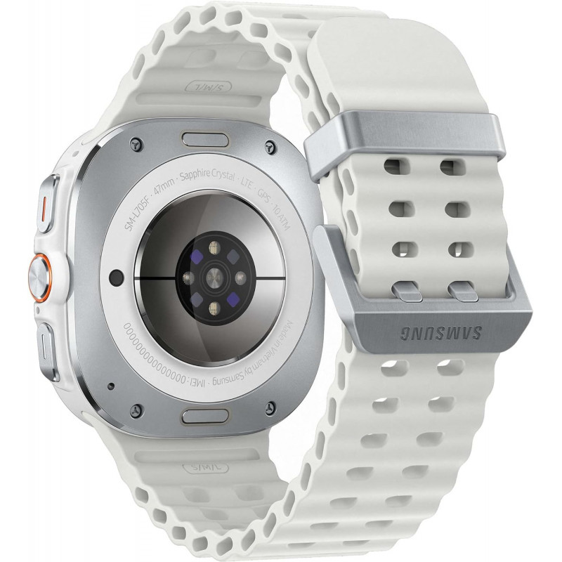 Samsung Galaxy Watch Ultra, Montre Connectée Intelligente, Galaxy AI (4G, 47mm) - Blanc Titane