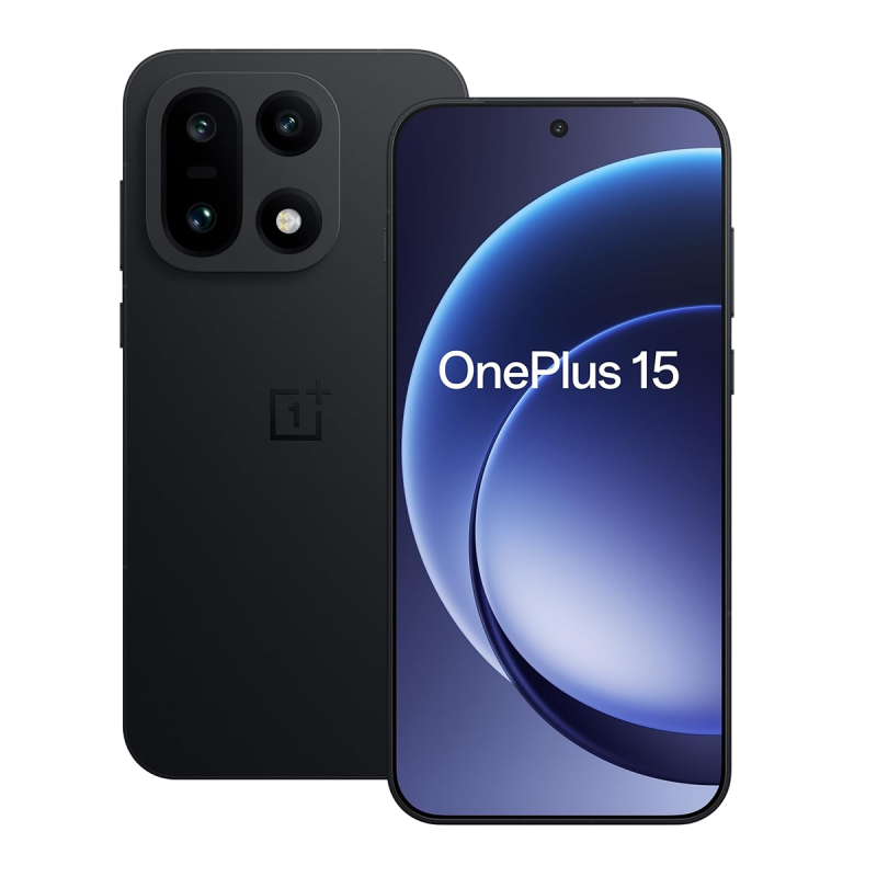 Smartphone OnePlus 15 5G (Double SIM, 12 Go + 256 Go) - Noir infini (Version globale)