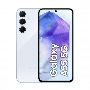 Samsung Galaxy A55 5G Smartphone (Double SIM, 8+128Go) - Bleu Samsung Galaxy A55 5G Smartphone (Double SIM, 8+128Go) - Bleu
