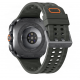 Samsung Galaxy Watch Ultra 2 Smart Watch (LTE, 47mm) - Argent Titane avec Olive Bracelet Sport extrême
