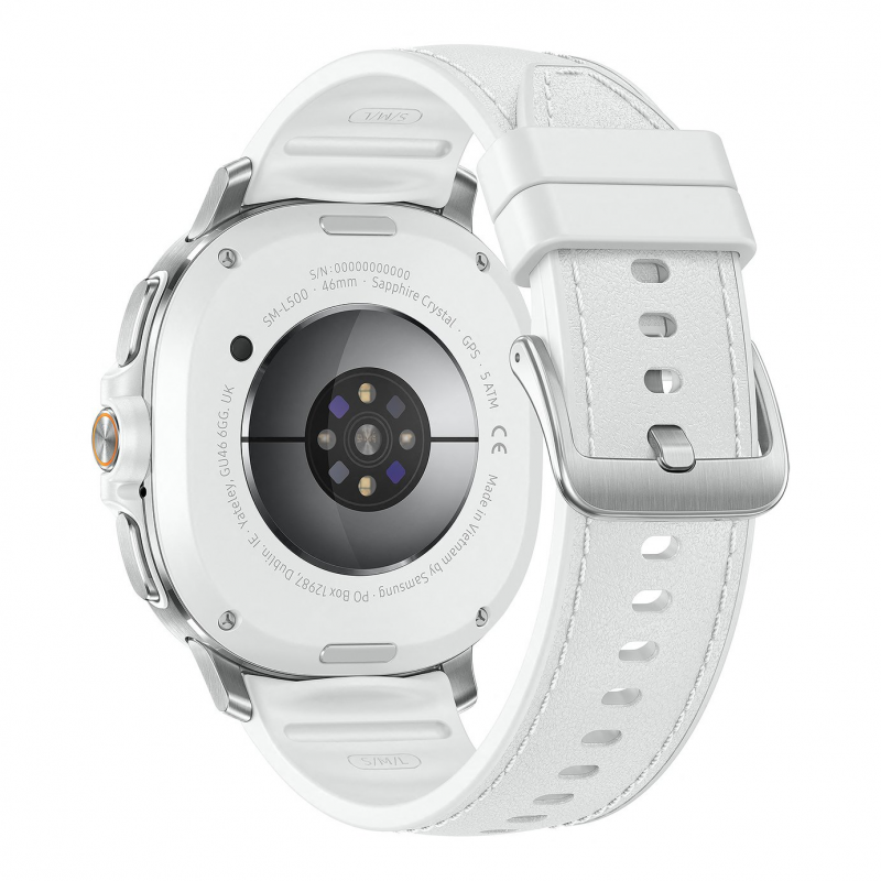 Samsung Galaxy Watch 8 Classic Smart Watch (Bluetooth, 46mm) - Blanc Samsung Galaxy Watch 8 Classic Smart Watch (Bluetooth, 46mm) - Blanc