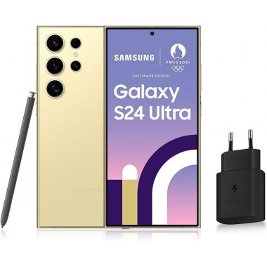 Samsung Galaxy S24 Ultra 5G Smartphone (Double SIM, 12+256Go) - Ambre Samsung Galaxy S24 Ultra 5G Smartphone (Double SIM, 12+256Go) - Ambre