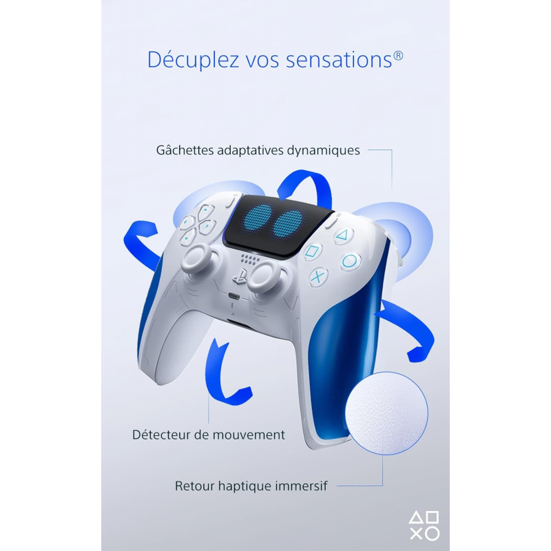 Sony Manette sans fil DualSense ASTRO BOT Édition Limitée Sony Manette sans fil DualSense ASTRO BOT Édition Limitée