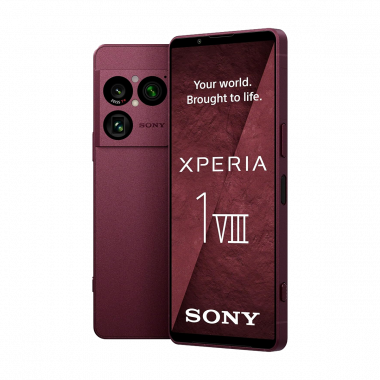Sony Xperia 1 VIII 5G Smartphone (Dual-SIMS, 12+256Go) - Rouge Grenat