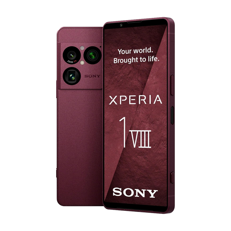 Sony Xperia 1 VIII 5G Smartphone (Dual-SIMS, 12+512Go) - Rouge Grenat