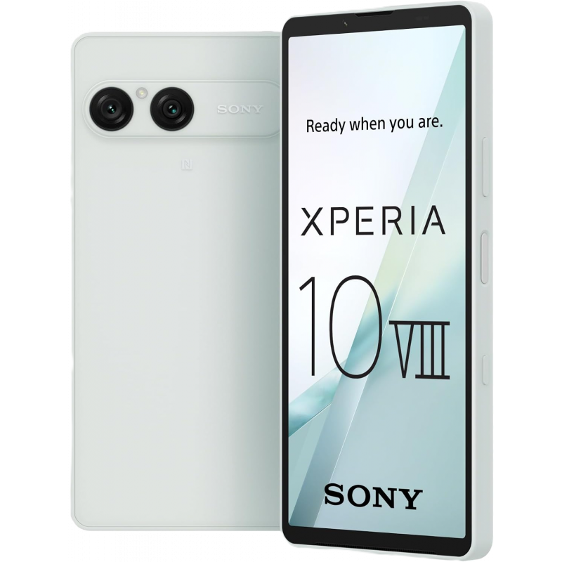 Sony Xperia 10 VIII 5G Smartphone (Dual-SIM, 8GB + 128GB) - Blanc givré