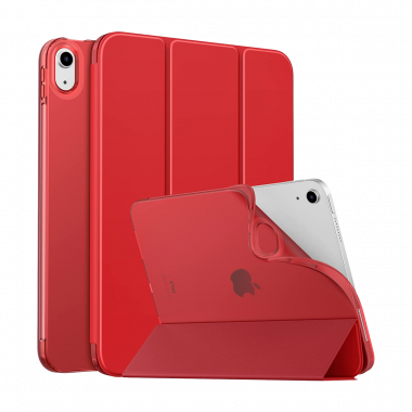 Housse Étui de Protection pour iPad 10ème Génération 2022 (10.9 Pouces, Veille/Réveil Automatique) - Rouge Housse Étui de Protection pour iPad 10ème Génération 2022 (10.9 Pouces, Veille/Réveil Automatique) - Rouge