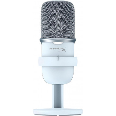 HyperX SoloCast – Microphone de jeu USB à condensateur - Blanc
