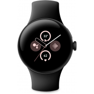 Google Pixel Watch 2 (Wi-Fi) - Boîtier en Aluminium Noir Mat avec Bracelet Sport Noir Volcanique  Google Pixel Watch 2 (Wi-Fi) - Boîtier en Aluminium Noir Mat avec Bracelet Sport Noir Volcanique