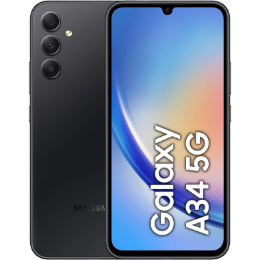 Samsung Galaxy A34 5G Smartphone (Double SIM, 6+128Go) - Noir Samsung Galaxy A34 5G Smartphone (Double SIM, 6+128Go) - Noir